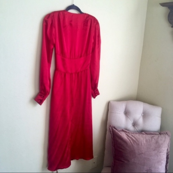 REFORMATION 🍒🍒 Nicola dress in cherry red - Picture 10 of 16